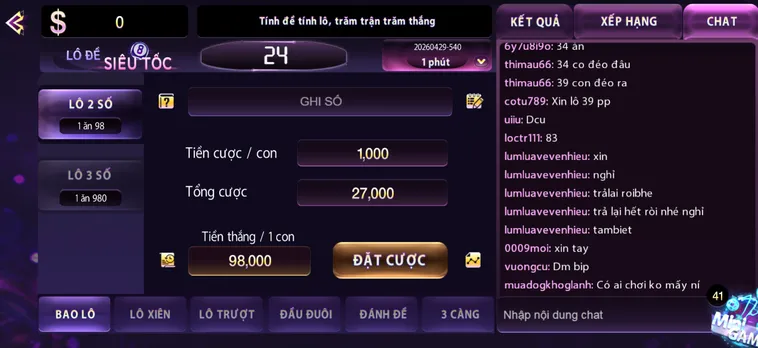 Lô Đề Siêu Tốc Tại 789Club Đỉnh Cao Giải Trí Với Kết Quả Siêu Tốc