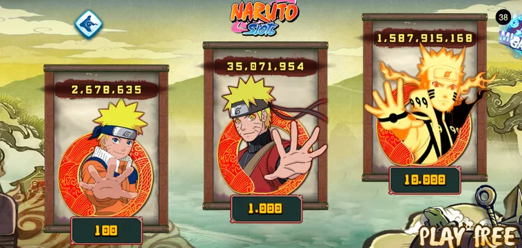 Nổ Hũ Naruto Slots Tại 789Club Siêu Phẩm Quay Số Với Giải Thưởng Jackpot Khổng Lồ