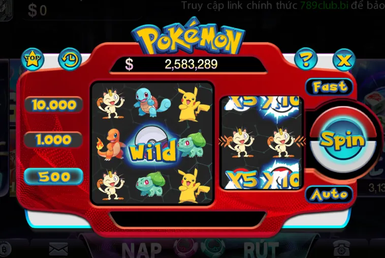 Minigame Pokemon Tại 789Club Đỉnh Cao Giải Trí Với Thế Giới Sinh Vật Huyền Ảo