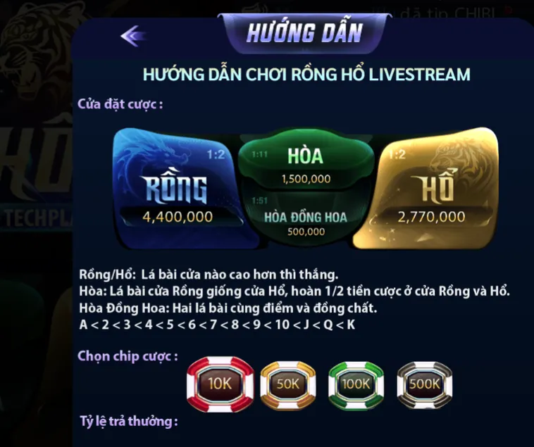 Khám Phá Thế Giới Rồng Hổ Casino Tại 789Club Đỉnh Cao Hấp Dẫn Nghẹt Thở