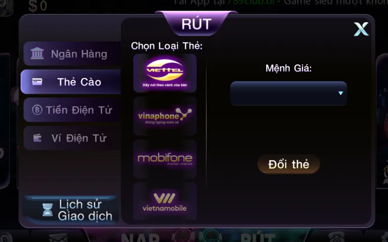 Rút Tiền 789Club Minh Bạch Siêu Tốc Cho Mọi Giao Dịch Tài Chính Của Bạn