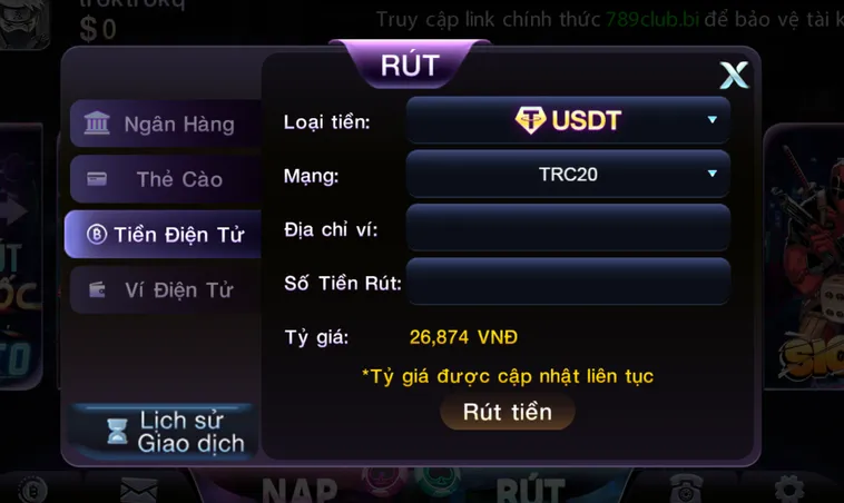 Rút Tiền 789Club Minh Bạch Siêu Tốc Cho Mọi Giao Dịch Tài Chính Của Bạn