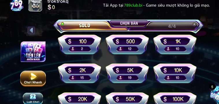 Chinh Phục Đỉnh Cao Tiến Lên Miền Nam Tại 789Club Đầy Hấp Dẫn