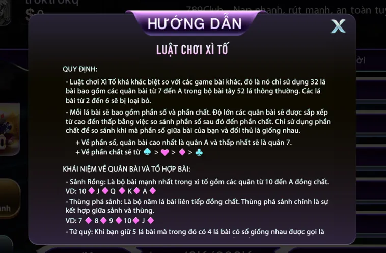 Xì Tố Tại 789Club Đỉnh Cao Trò Chơi Giải Trí Chinh Phục Thưởng Lớn Hàng Ngày
